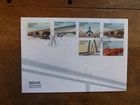 SWEDEN 2016 BRIDGES SET 6 STAMPS FDC FIRST DAY COVER