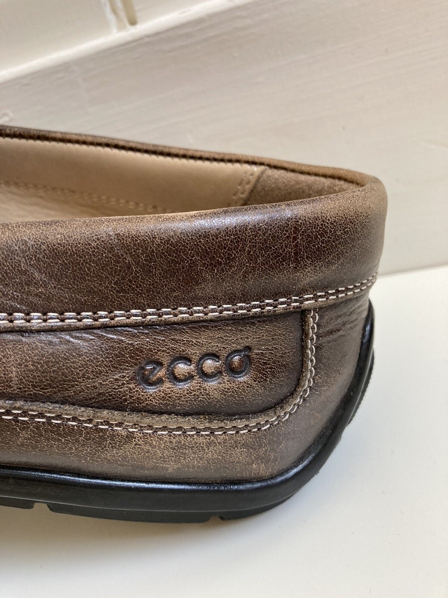 ecco エコー レザー デッキシューズ ブラウン 43　420 ECCO BIOM C Trail メンズ レザーアウトドアスニーカー | ブラウン