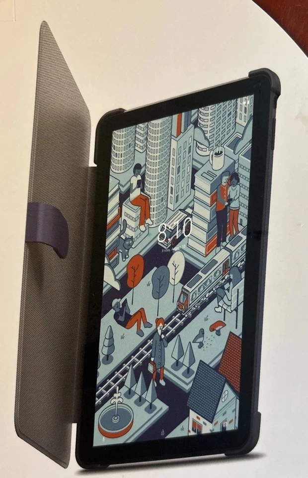 NEW NOOK SMART FOLIO COVER W/TAB NOOK 10.1” TABLET CINNAMON BROWN BARNES & NOBLE - Image 3 of 4