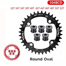 104BCD 30T-52T MTB Bicycle Positive and Negative Chainring Cycling Parts