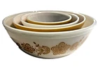 Vintage Pyrex Butterfly Mixing Bowl Set 401 402 403 404