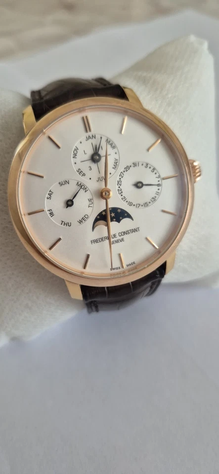 montre frédérique constant Manufacture Slimline Perpetual Calendar cal FC-775 - Photo 1/4