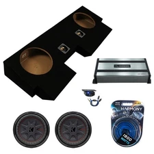 48CWRT104 10" 4Ohm Subwoofer w/ Class D Mono Sub Amp and Dual Sub Box