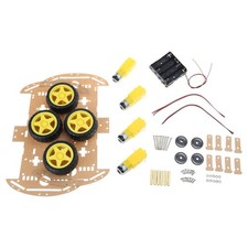 Robot Car Chassis Tracking Car Accessories with Speed Encoders Battery Box