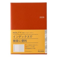 NOLTY Planner 2026 A5 Weekly Access 1 Orange 6464 Starts December 2025 