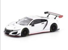 POP RACE 1/ 64 Honda NSX GT3 EVO22 - White Mini Car