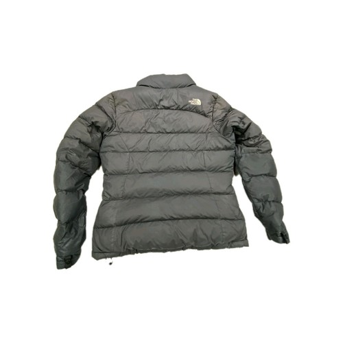 The North Face 700 Down Jacket Womens Small Black Full Zip Mock Neck Winter - Picture 2 of 10