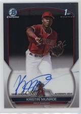 2023 Bowman Chrome Prospect Auto Kristin Munroe #CPA-KME Auto 0l44