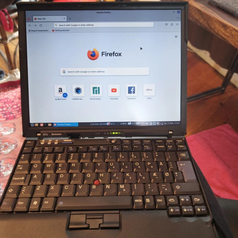 Lenovo Thinkpad x61s, 4 Gig Ram, SSD, Docking, Netzteilen, Original Akkus, Hülle