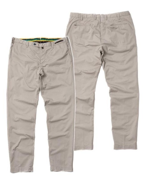 Men PT01 Trousers Beige Cotton 33 / L / 48