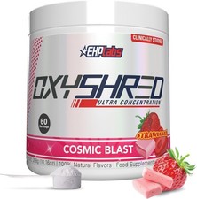 OxyShred Pre Workout Powder Energy Boost Drink Cosmic Blast 33 Serves Buy 3 Get4