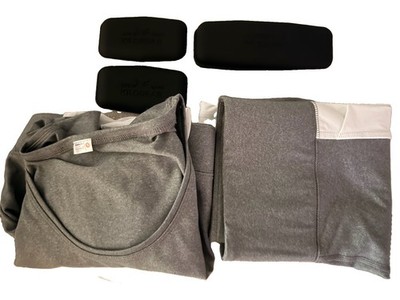 Kilogear Gray & White Set - Size S - Used - Booty Lift Legging and Weighted Crop