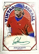 2023 Onyx Vintage Extended - Autographs Jo Jo Jackson #OAJJ Green Ink /50...