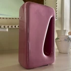 PINK Haeger Rectangle Floral Vase - Abstract