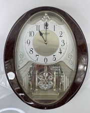Small World Rhythm Wall Clock Musical Melodies Snowflake Pendulum Swing Hour