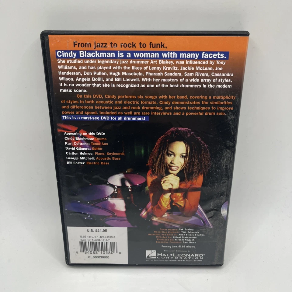 Multiplicity: Cindy Blackman's Drum World DVD RARE Region 1 US 🇺🇸 Import - Image 2 of 3