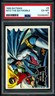 1966 TOPPS USA BATMAN BLACK BAT #8 INTO THE BATMOBILE Graded