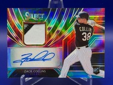 Zack Collins (RPA) 2020 Panini Select Prizm #RJA-ZC ~ 3C Patch Rookie Auto /49