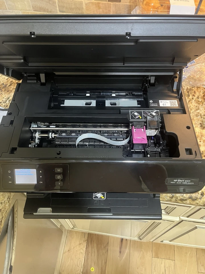 HP Officejet Inkjet Printer 4501 Copy Scan Print Fax Wi-Fi Tested Works No ink - Image 2 of 4