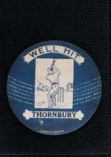 1921 J Baines Ball Cards Cricket Ball Well Hit Thornbury 11bd