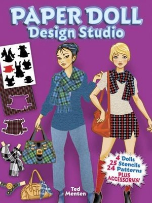 PAPER DOLL DESIGN STUDIO (DOVER PAPER DOLLS) By Ted Menten **BRAND NEW**