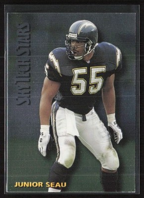 1994 SkyBox Premium SkyTech Stars Junior Seau #ST-9 San Diego Chargers
