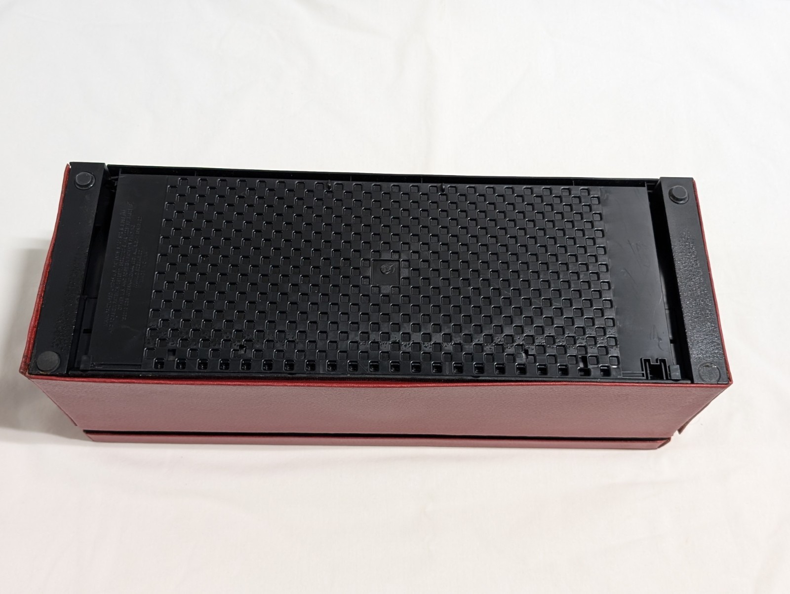 DiscGear Selector 120HD Faux Leather CD & DVD Storage Case -  Red Never Used