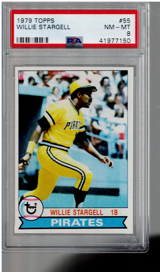 #55 WILLIE STARGELL 1979 topps PSA 8