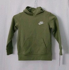 NEW WITH TAGS BOY'S Nike Signature Pockets Cotton Blend Hoodie Sz. 4 XS