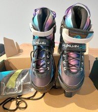 Roller Skates Purple And Pink for Child with Light Up Wheels Large