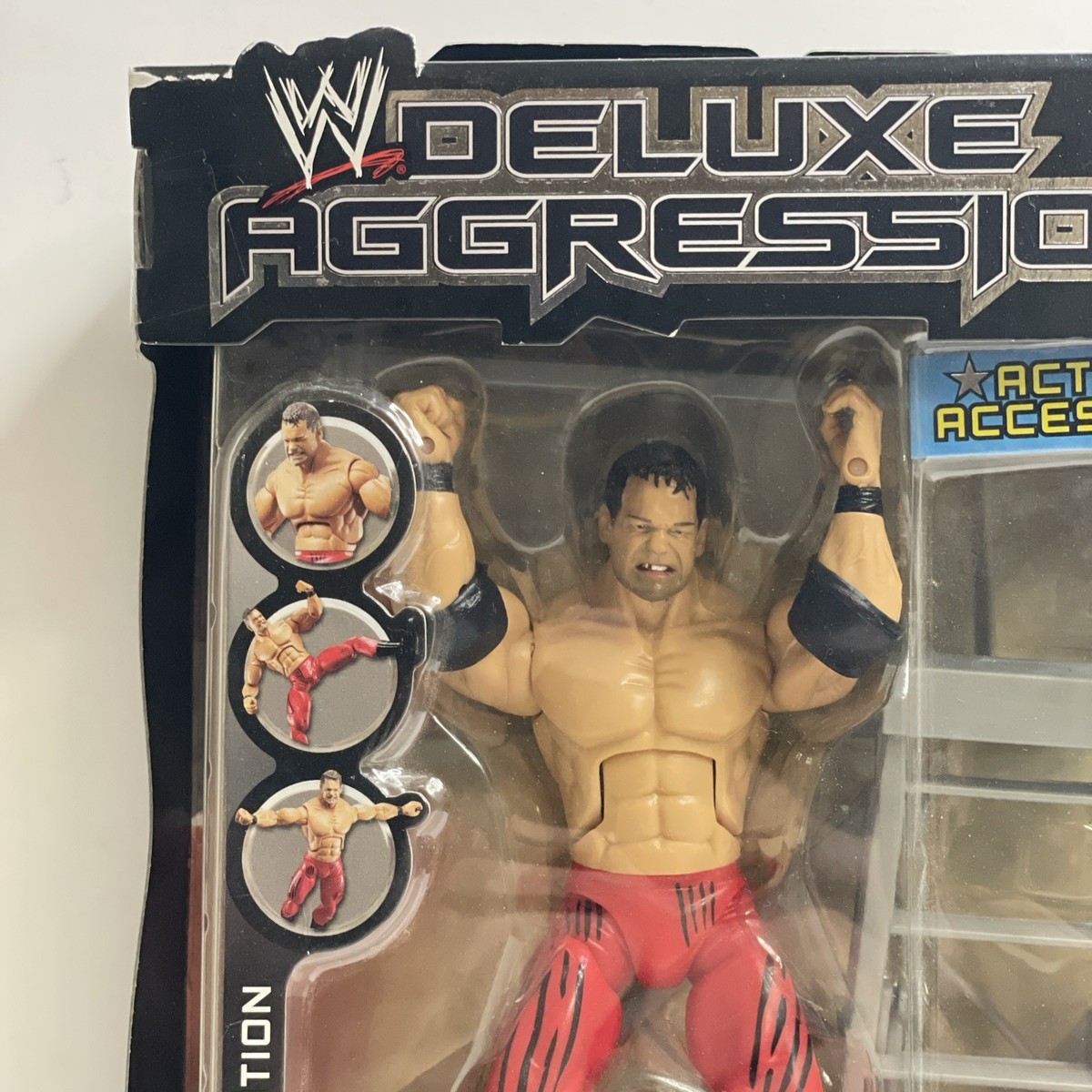 2007 Jakks Pacific WWE Deluxe Aggression Chris Benoit Series 7 w