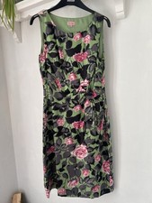 Phase Eight 100% Silk Floral Dress Uk 8 Ref Js1 🌺