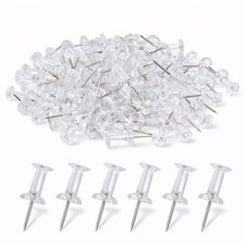 Cork Board Push Pins Clear Thumb Tacks for Bulletin Notice Map Drawing Pins