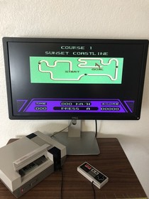 Rad Racer Nintendo Entertainment System NES 1987 Corse Ufficiale Testato Funzionante