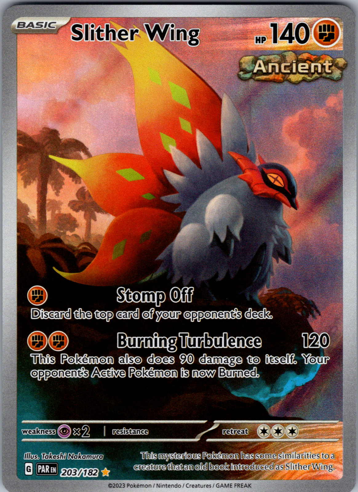 Pokemon - Slither Wing - 203/182 - SV04: Paradox Rift