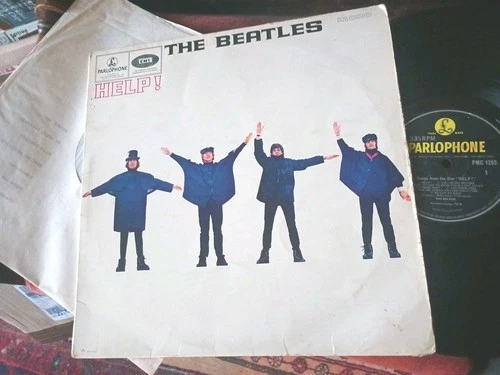THE BEATLES  -      Help!           ORIGINAL 1965 UK MONO LP / inner