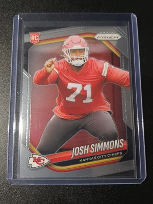 Josh Simmons - Prizm Football 2025 - Kansas City Chiefs - RC - Bild 1 von 2