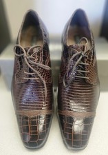Stacy Adams Garcea Cap Toe Oxford Brown Men's Sz 8.5 24824 NIB