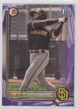 2022 Bowman Prospects Purple Pattern Border 54/199 Zayed Salinas #BP-122 0jm6
