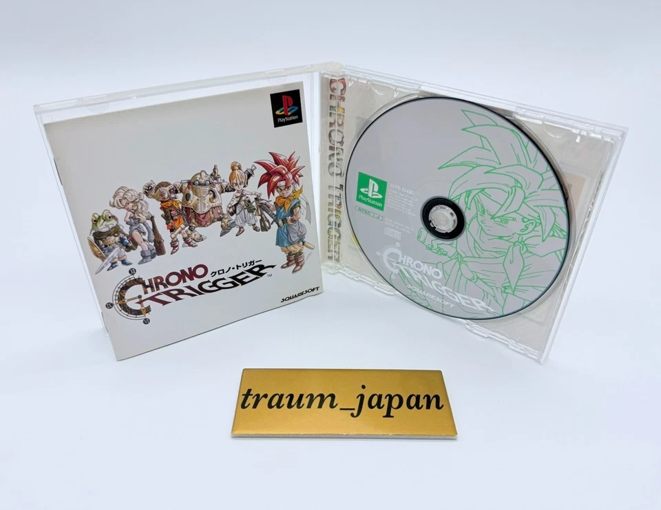 PS1 Chrono Trigger Chrono Cross Playstation1 complete set Japan Ver. Tested - Image 3 of 4