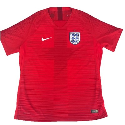 Nike England 2018 Authentic VaporKnit Soccer Jersey Men's XL Red