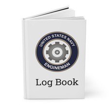 US Navy Engineman Rating Log Book EN Emblem Journal