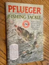 1936 Pflueger Fishing tackle Catalog no.156 in Very good+ condition