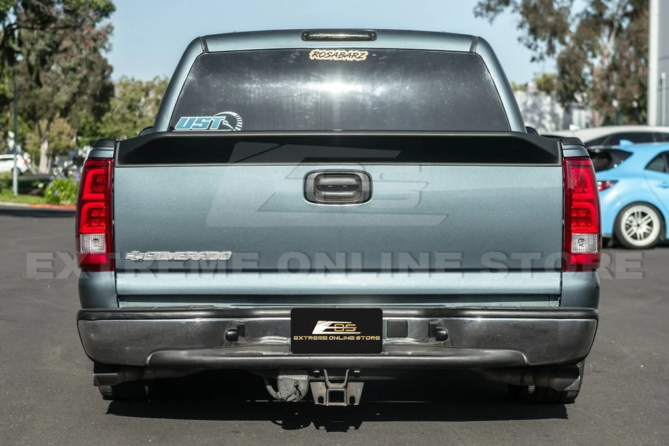 Street Series MATTE BLACK Rear Tailgate Spoiler 99-06 Chevrolet Silverado 1500 - Image 3 of 4