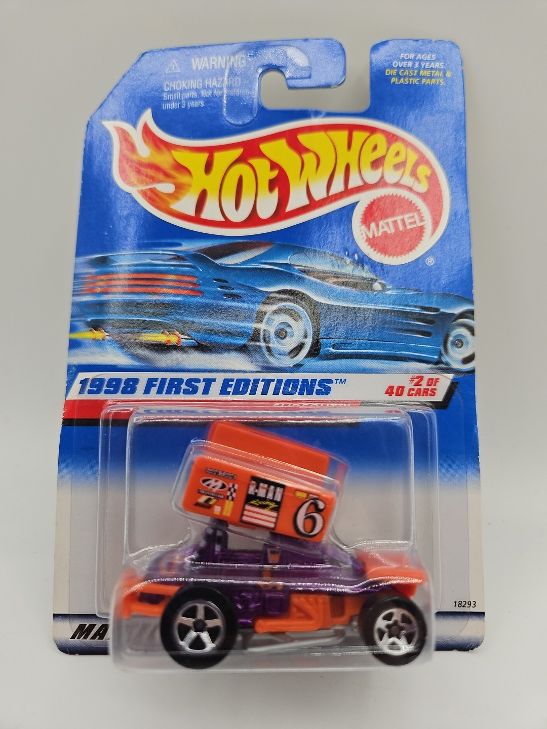 Vintage 1998 Hot Wheels 2000 First Editions #2 of 40 cars, #2 Slideout