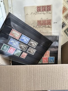 From Estate Small Box Of Stamps From Around The World Wonder Box.