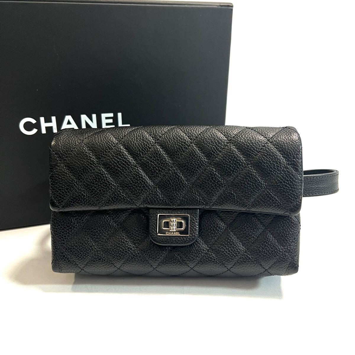 CHANEL Matelassé Waist Pouch Crossbody Shoulder Bag