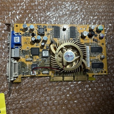 ASUS V9280/TD/N/128M/A GeForce4 Ti 4200 128MB DDR AGP 8x VGA TV-OUT DVI READ!