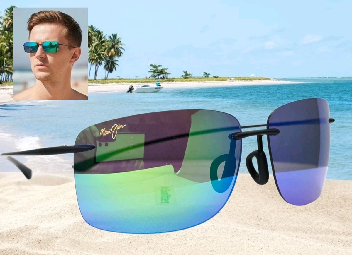 MAUI JIM black/green HEMA polarized GM443-2M/MJ0443S-003 62