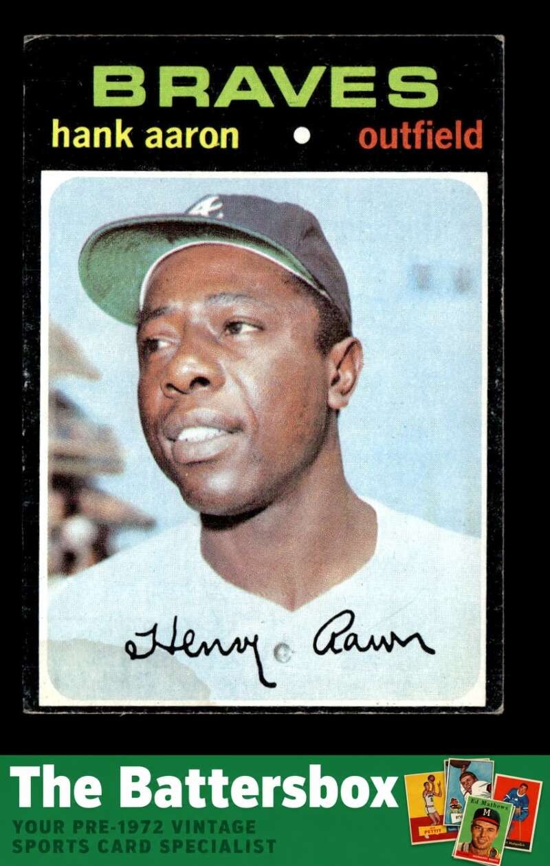1971 Topps #400 Hank Aaron   VGEX X3844387